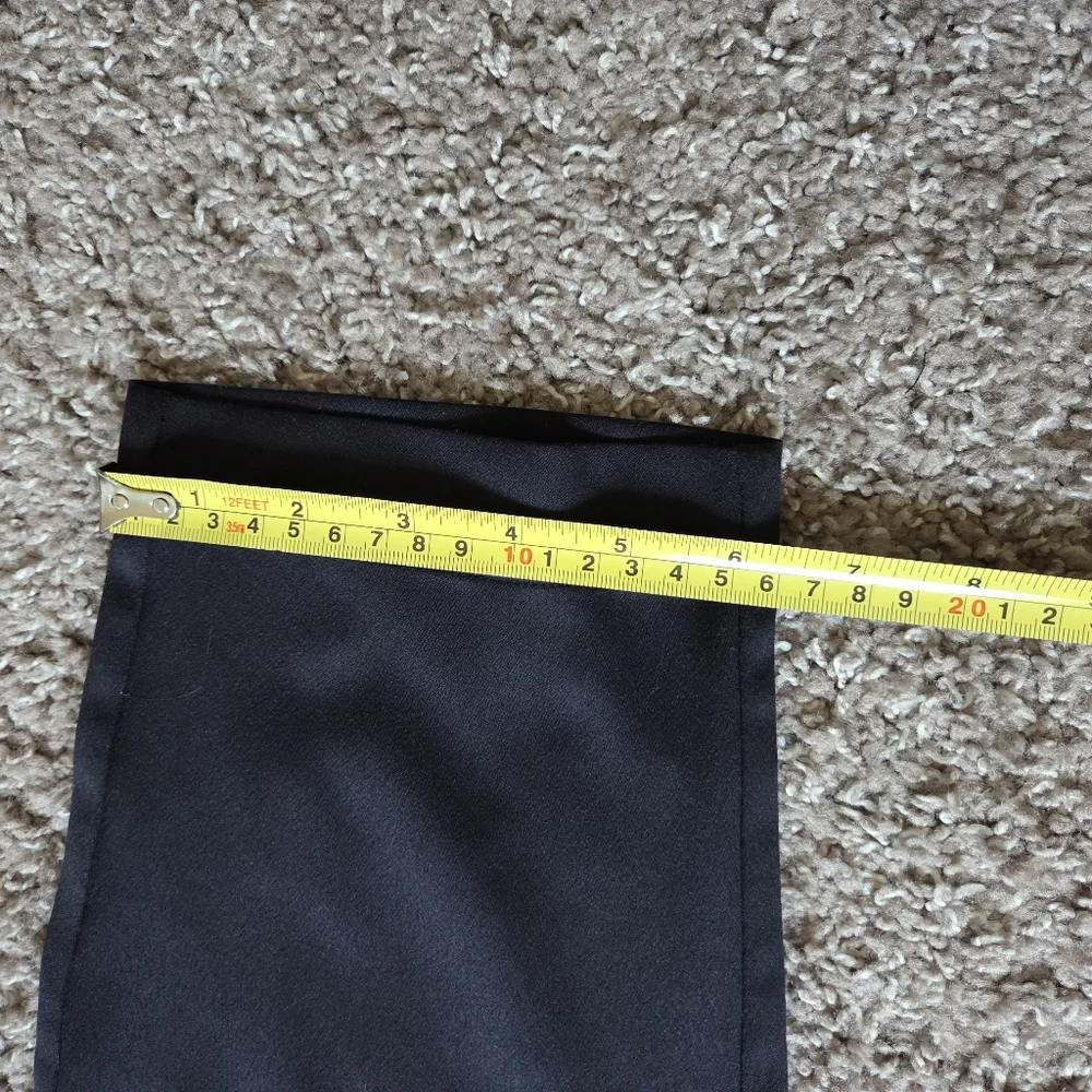 EUC Satin Taper Pants Black - Picture 9 of 12